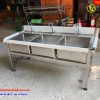 Chậu rửa 3 hố công nghiệp